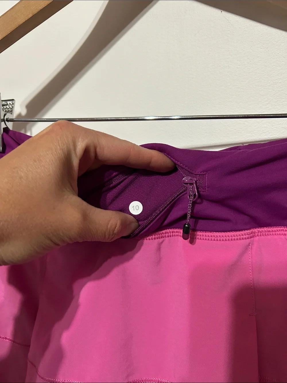 Lululemon Women’s Pace Rival Tennis Skirt Pink Purple Size 10